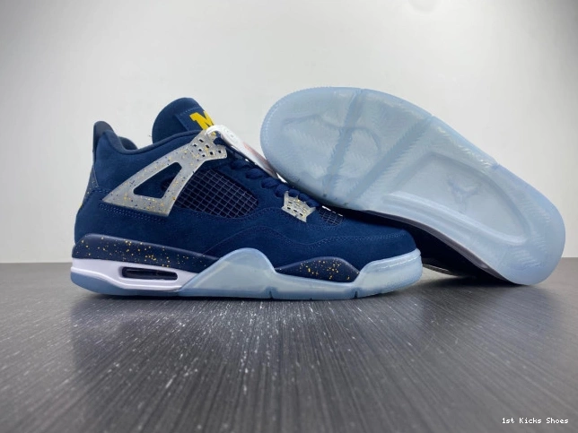 1st Kicks (PE) Michigan 4 Air Retro Jordan AJ4-1036660 0725